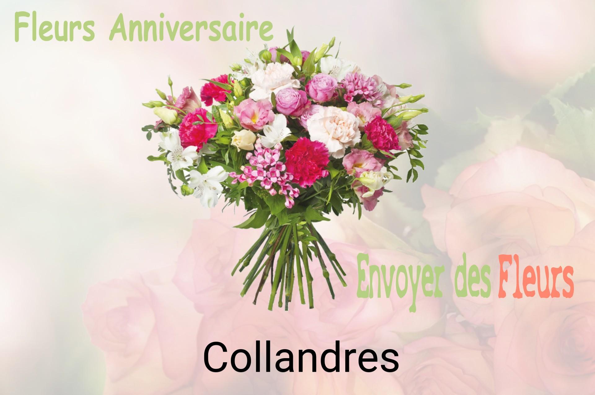 Bouquet de fleurs d’anniversaire livré à Collandres